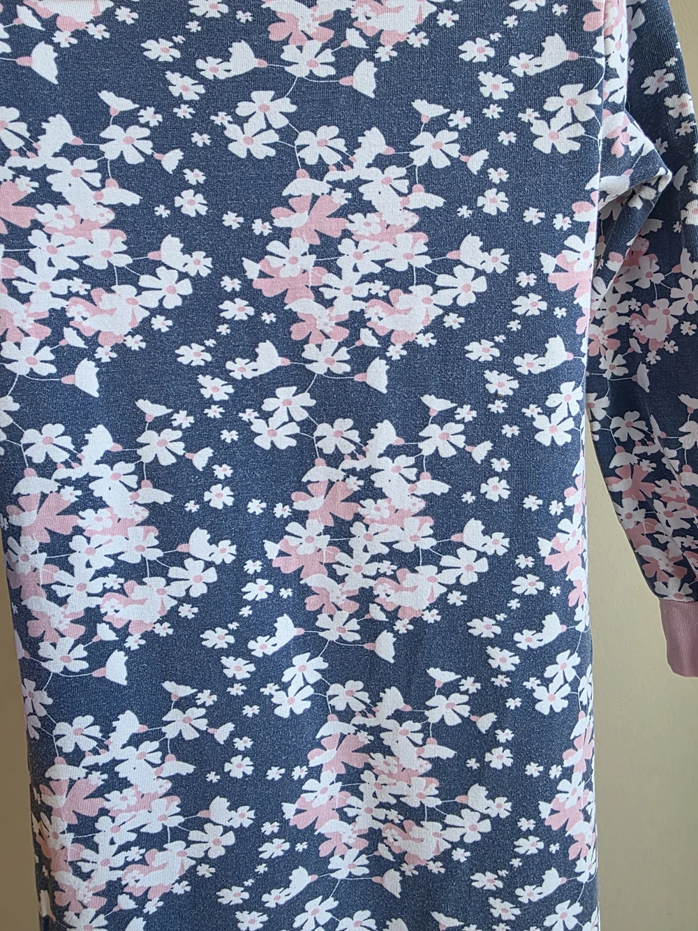 Magnetic Me Navy Floral Modal Footie Pajamas Sleeper 12-18 Months